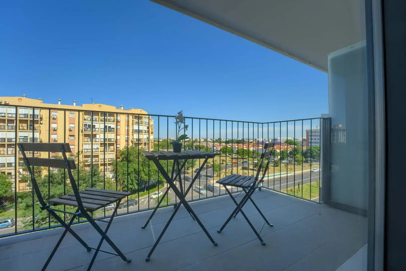Balcony of Flat for sale in Sevilla  with Air Conditioner and Terrace