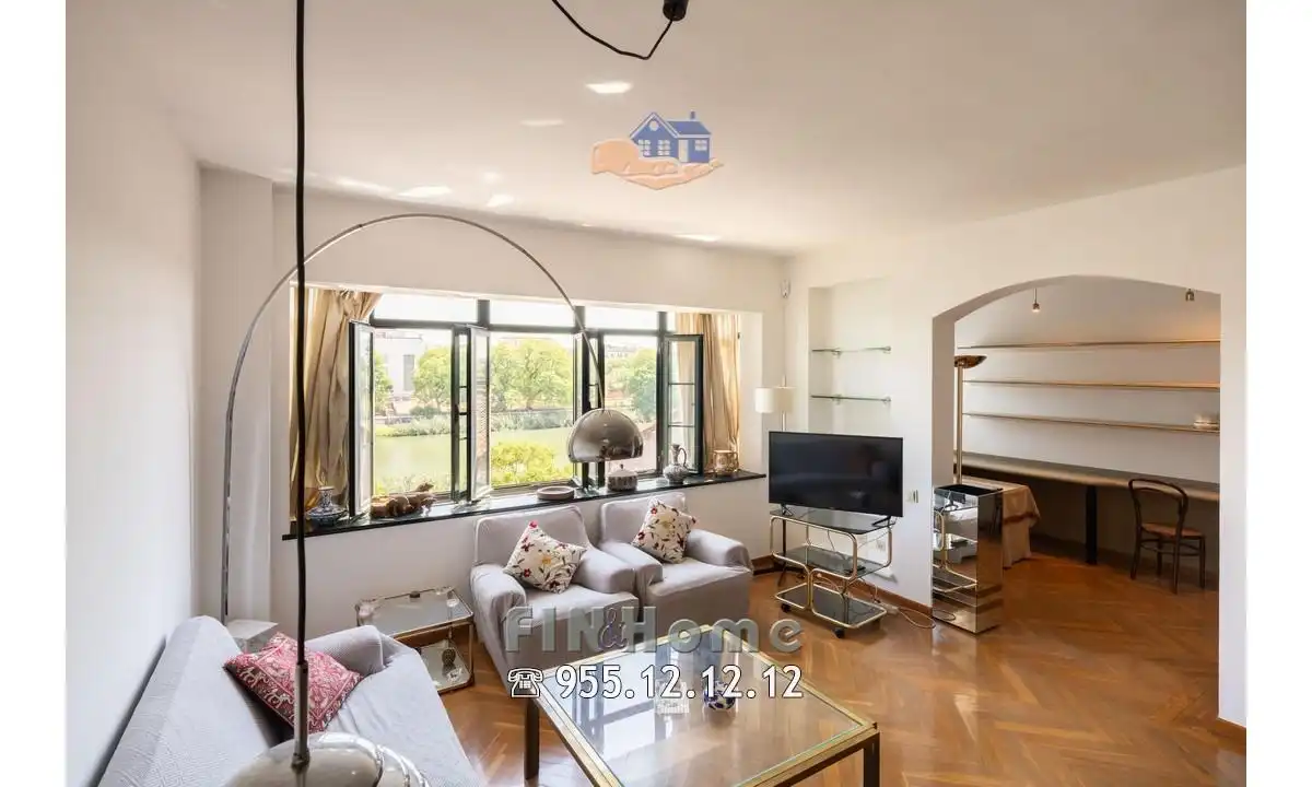 Sala de estar de Ático de alquiler en Sevilla con Aire acondicionado, Calefacción y Jardín privado