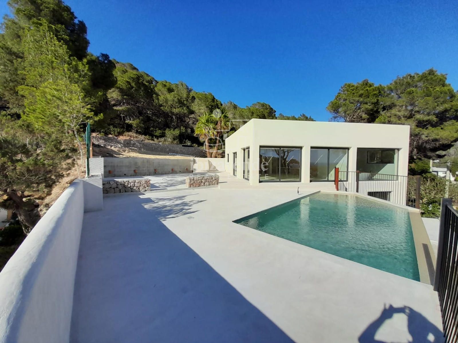 Vista exterior de Casa o xalet en venda en Santa Eulària des Riu amb Aire condicionat, Calefacció i Terrassa