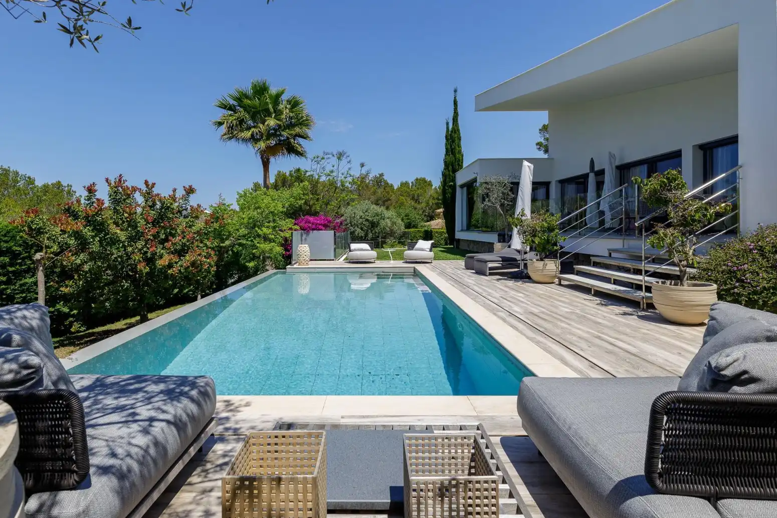 Piscina de Casa o xalet en venda en Calvià amb Aire condicionat, Calefacció i Parquet