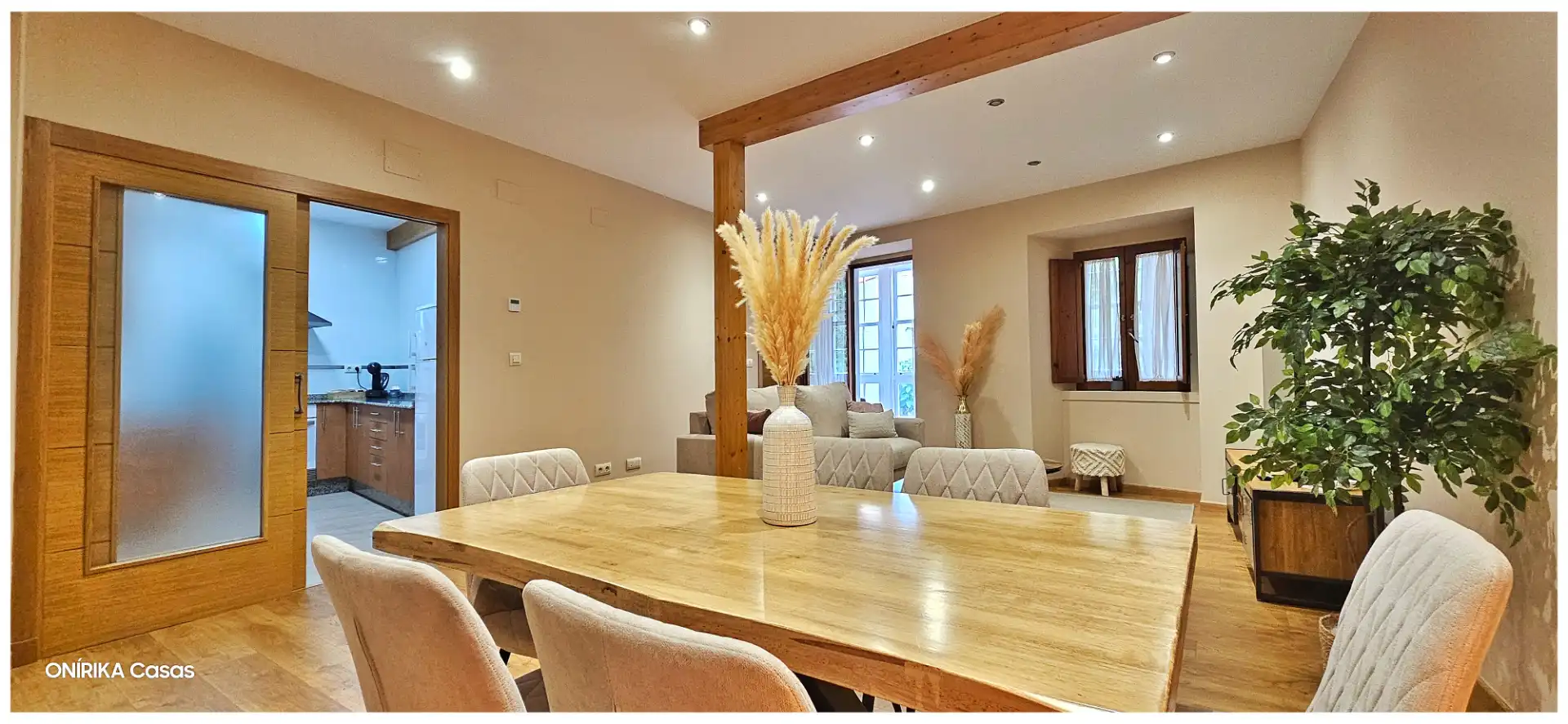 Comedor de Casa o chalet en venta en Monforte de Lemos con Aire acondicionado, Calefacción y Jardín privado