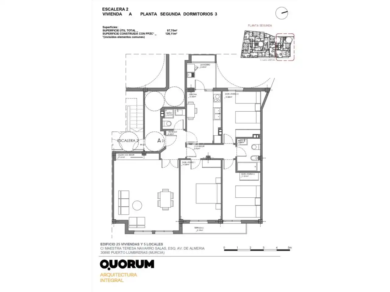 Piso en venta en Puerto Lumbreras con Aire acondicionado y Balcón