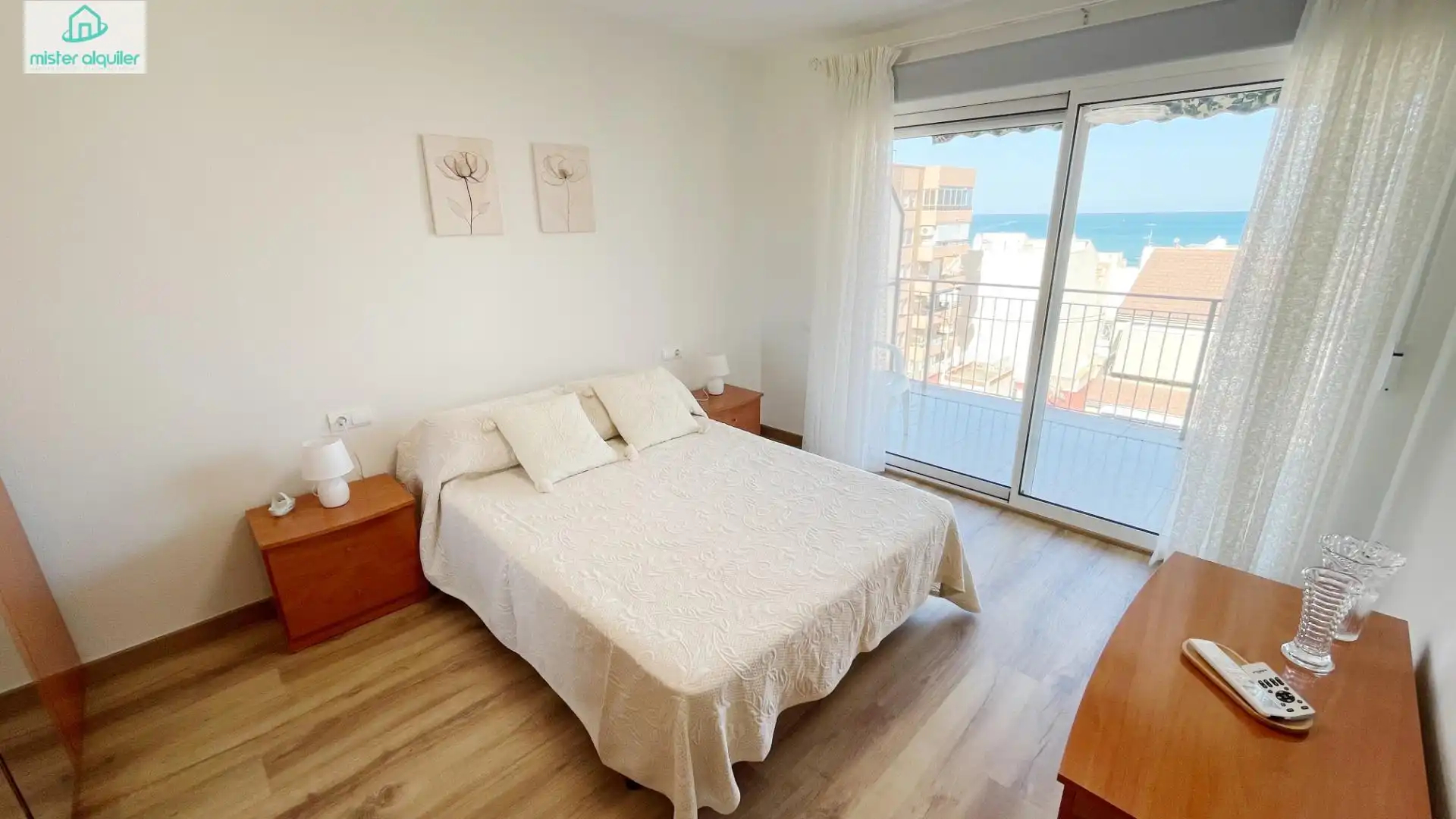 Bedroom of Apartments for rent in El Campello  with Air Conditioner, Heating and Furnished