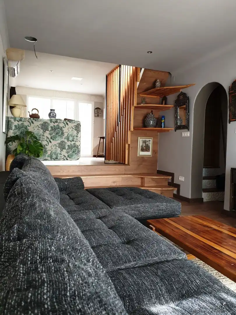 Living room of Houses for sale in Calpe / Calp  with Air Conditioner, Heating and Private garden