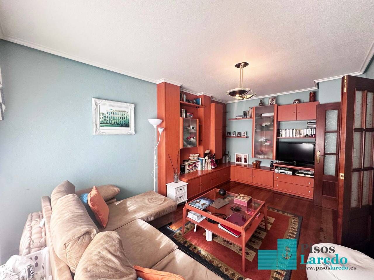 Living room of Single-family semi-detached for sale in Laredo  with Heating, Private garden and Parquet flooring