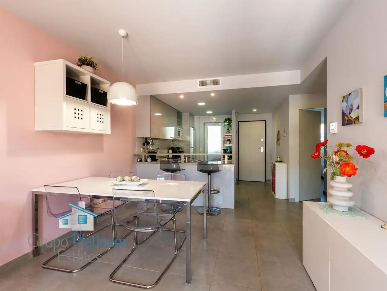 Cocina de Apartamento en venta en Pulpí con Aire acondicionado, Piscina y Amueblado