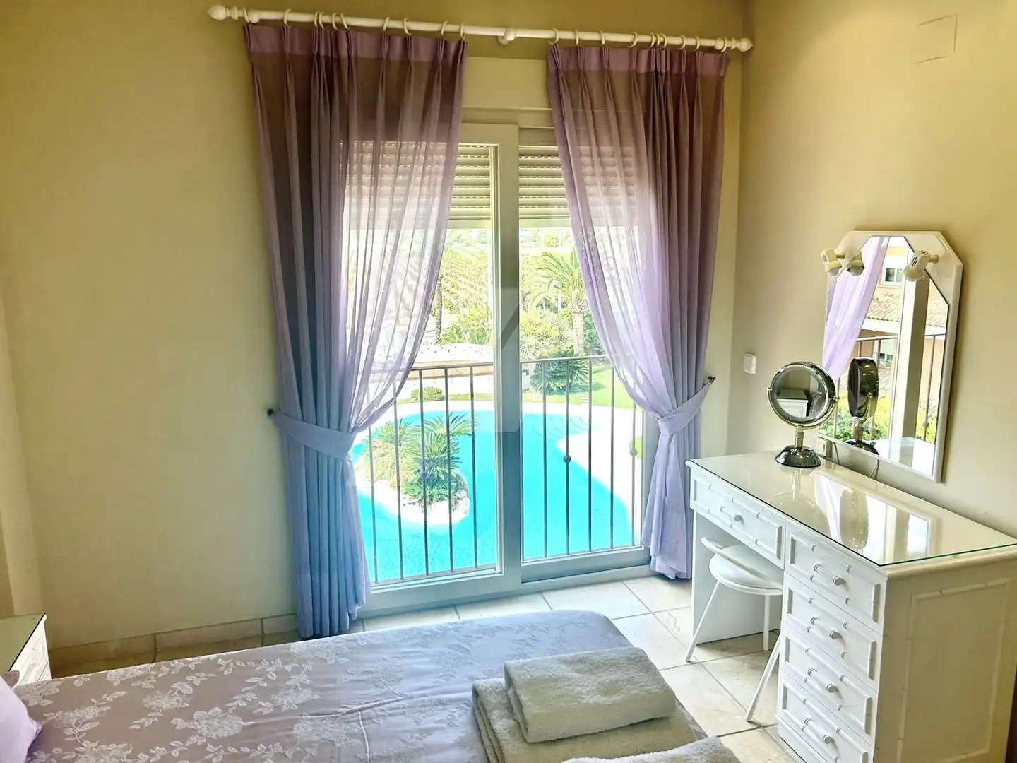Habitación de Apartamento en venta en Moraira con Aire acondicionado, Calefacción y Jardín privado