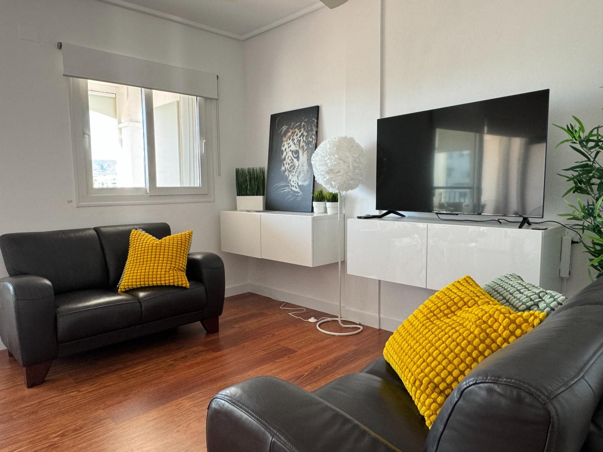 Living room of Apartment for sale in  Murcia Capital  with Air Conditioner, Heating and Private garden