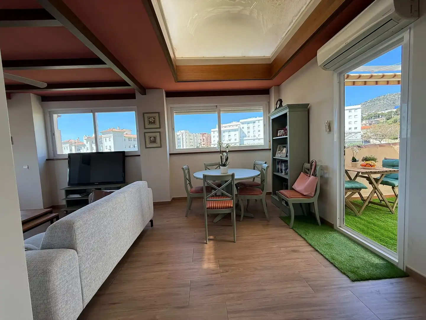 Living room of Attic for sale in Benalmádena  with Terrace and Balcony
