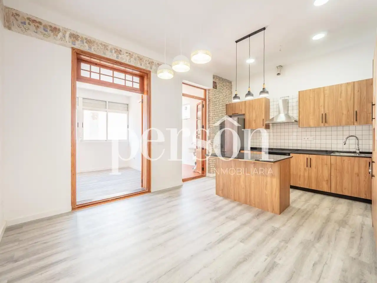 Cocina de Piso de alquiler en Valencia con Aire acondicionado, Calefacción y Amueblado