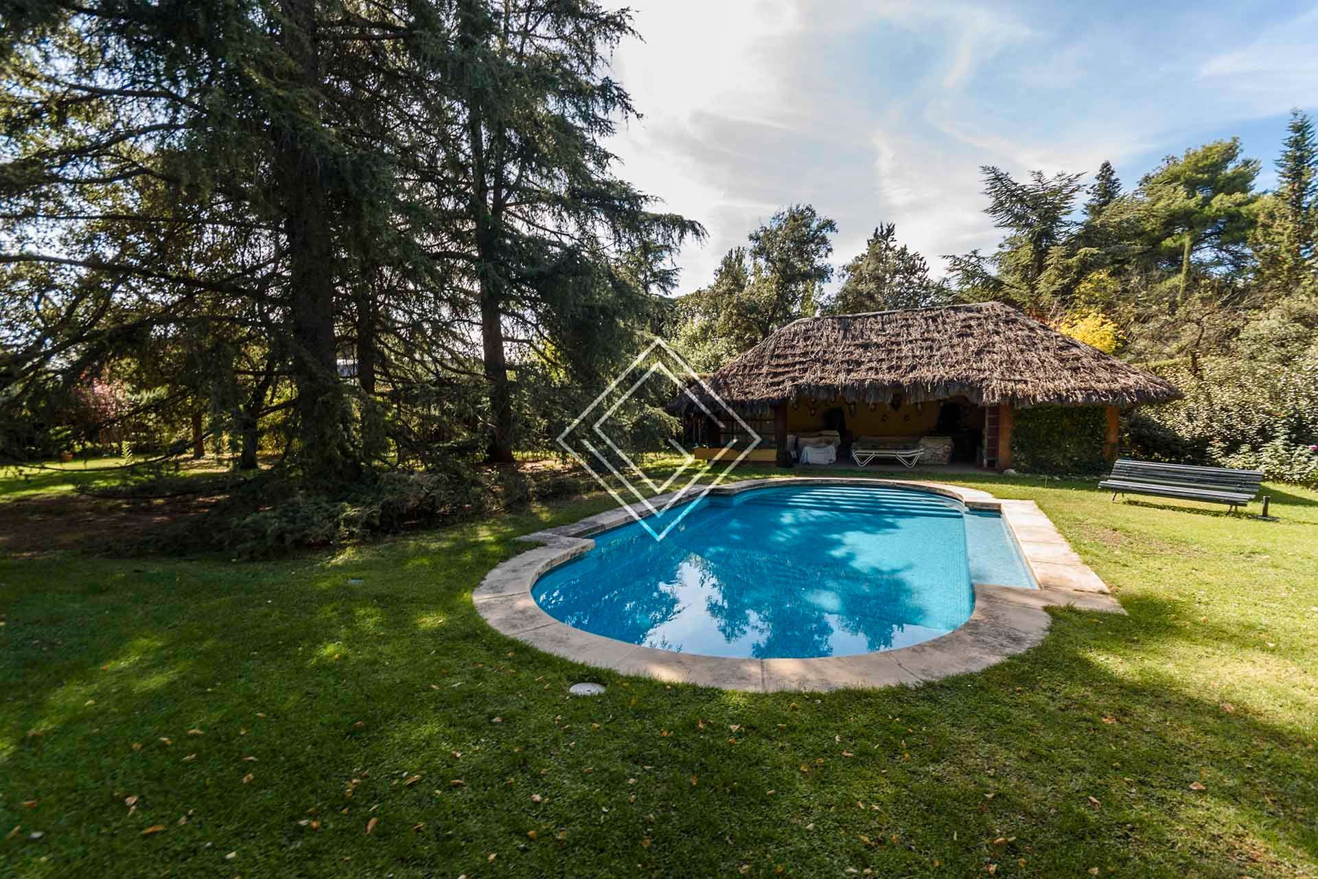 Garden of House or chalet for sale in  Madrid Capital  with Private garden and Swimming Pool