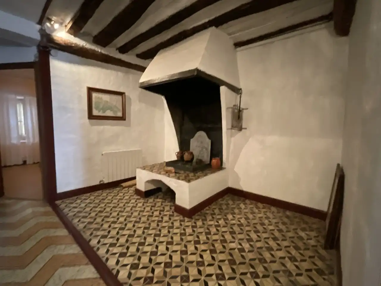 Sala de estar de Casa adosada en venta en Bascuñana, Burgos