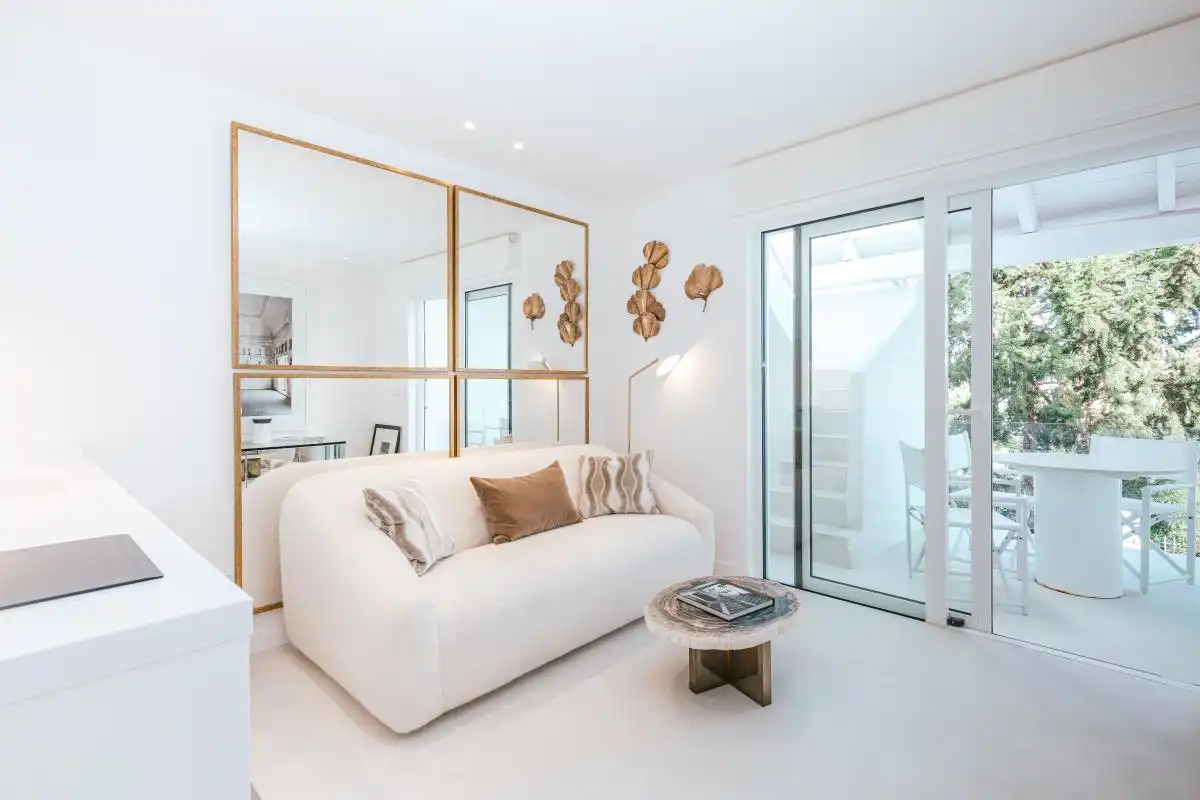 Sala de estar de Ático de alquiler en Sant Josep de sa Talaia con Aire acondicionado, Calefacción y Trastero