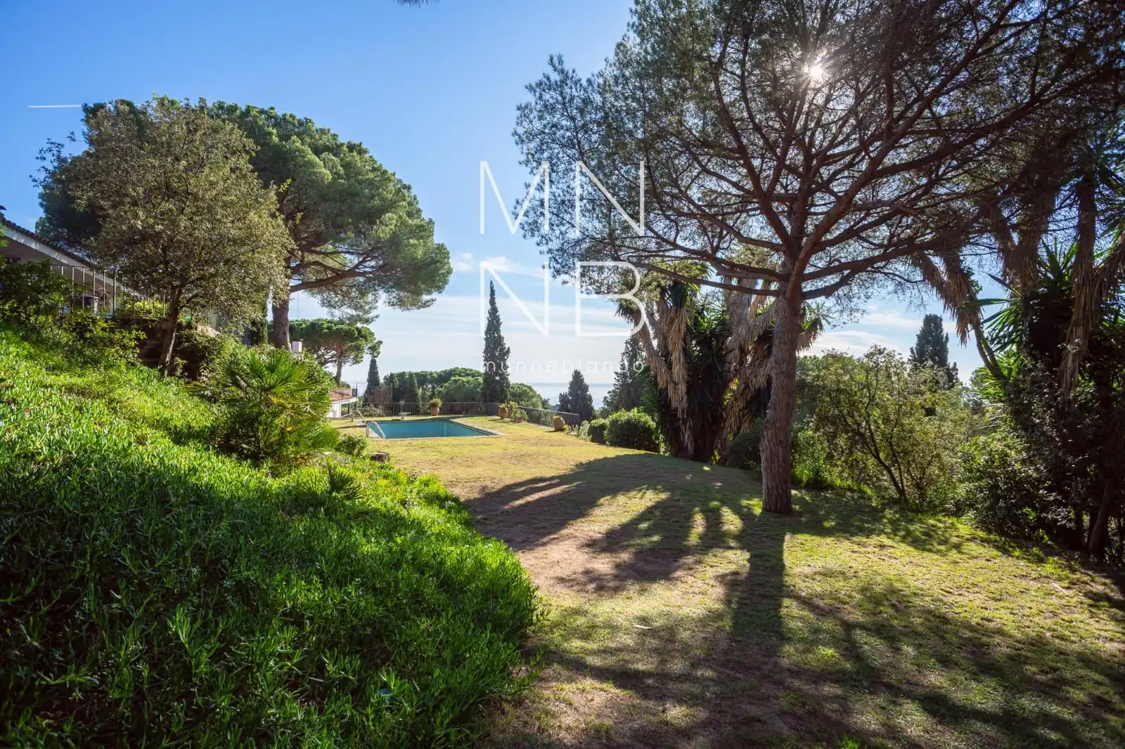 Jardí de Casa o xalet en venda en Sant Andreu de Llavaneres amb Calefacció, Piscina i Moblat