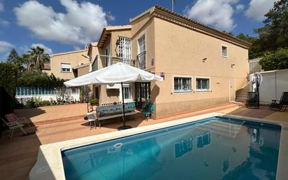 Vista exterior de Casa o xalet en venda en Cartagena amb Aire condicionat, Terrassa i Piscina