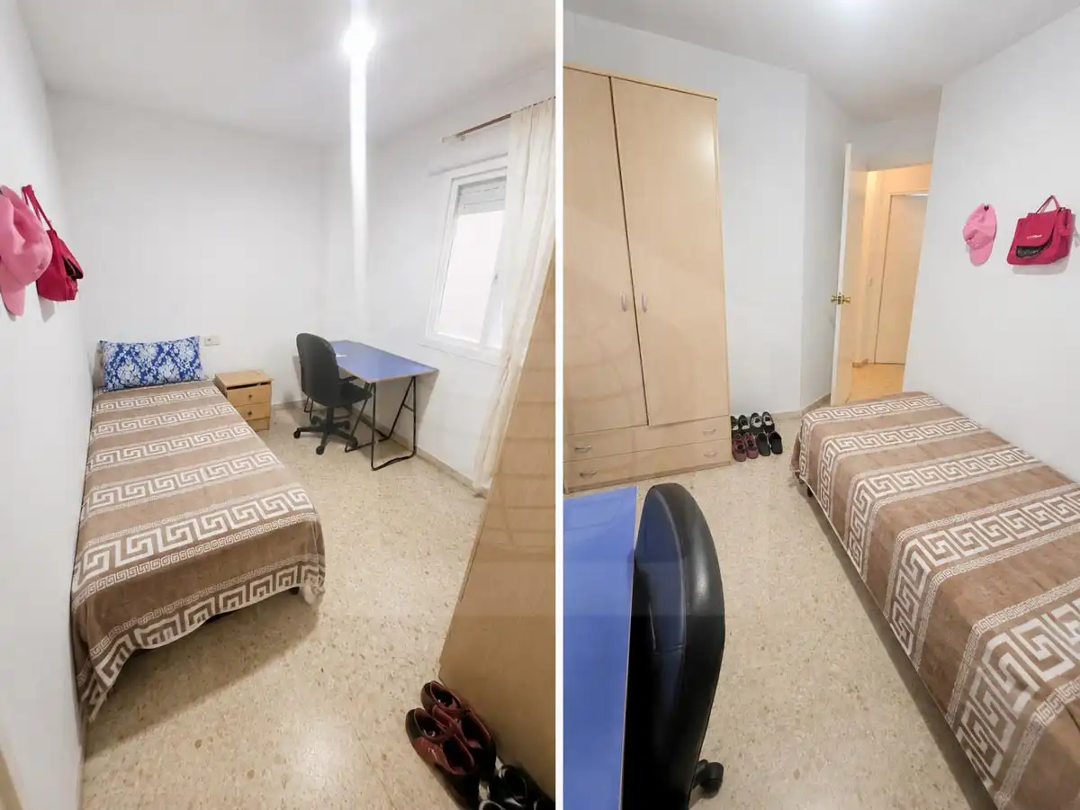 Bedroom of Flat for sale in Málaga  with Terrace, Storage room and Balcony