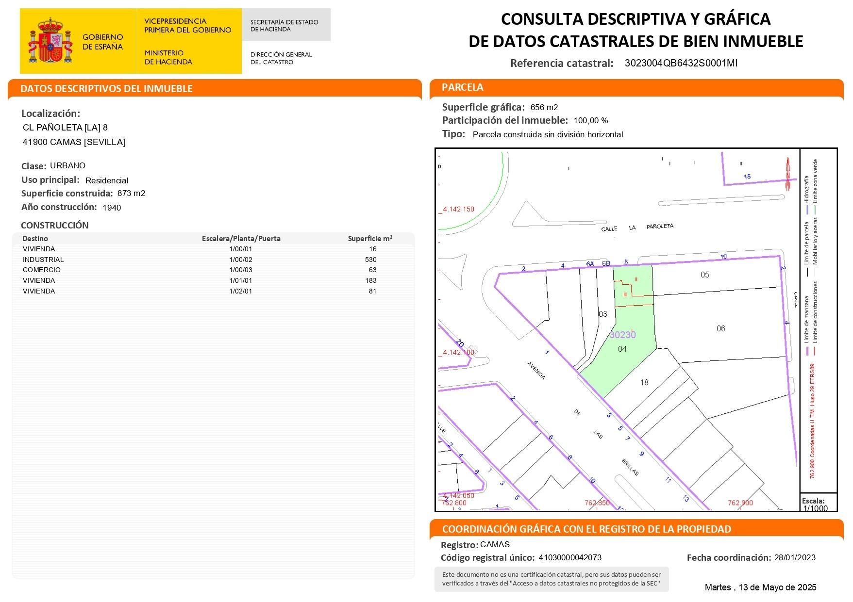 Residencial en venda a Calle PAÑOLETA LA, Camas