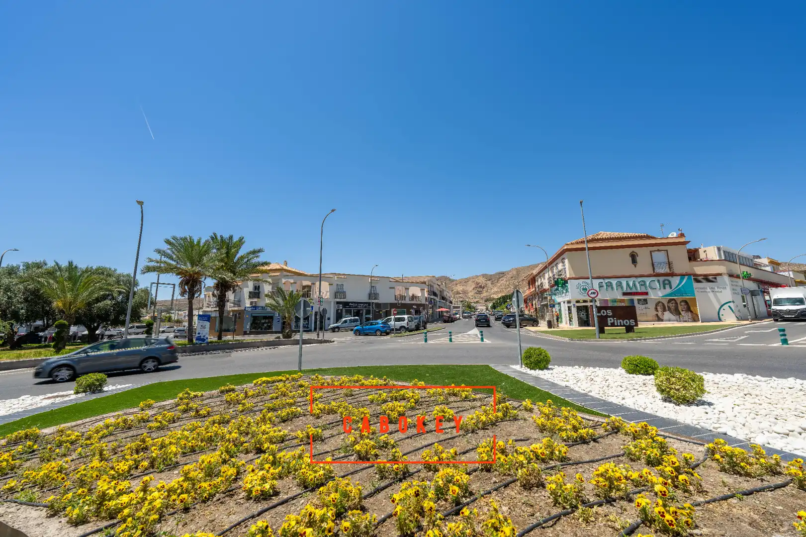 Vista exterior de Casa o chalet en venta en Huércal de Almería con Aire acondicionado, Calefacción y Jardín privado