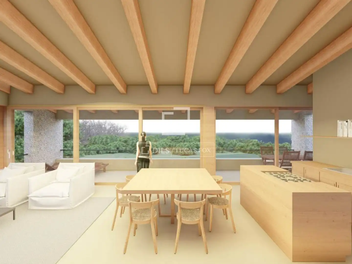 Comedor de Casa o chalet en venta en Begur con Aire acondicionado, Calefacción y Jardín privado