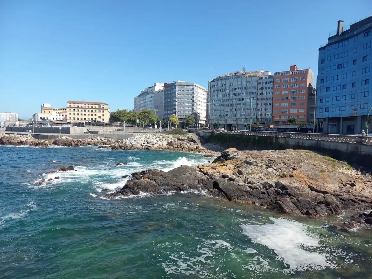 Exterior view of Flat for sale in A Coruña Capital   with Heating, Terrace and Storage room