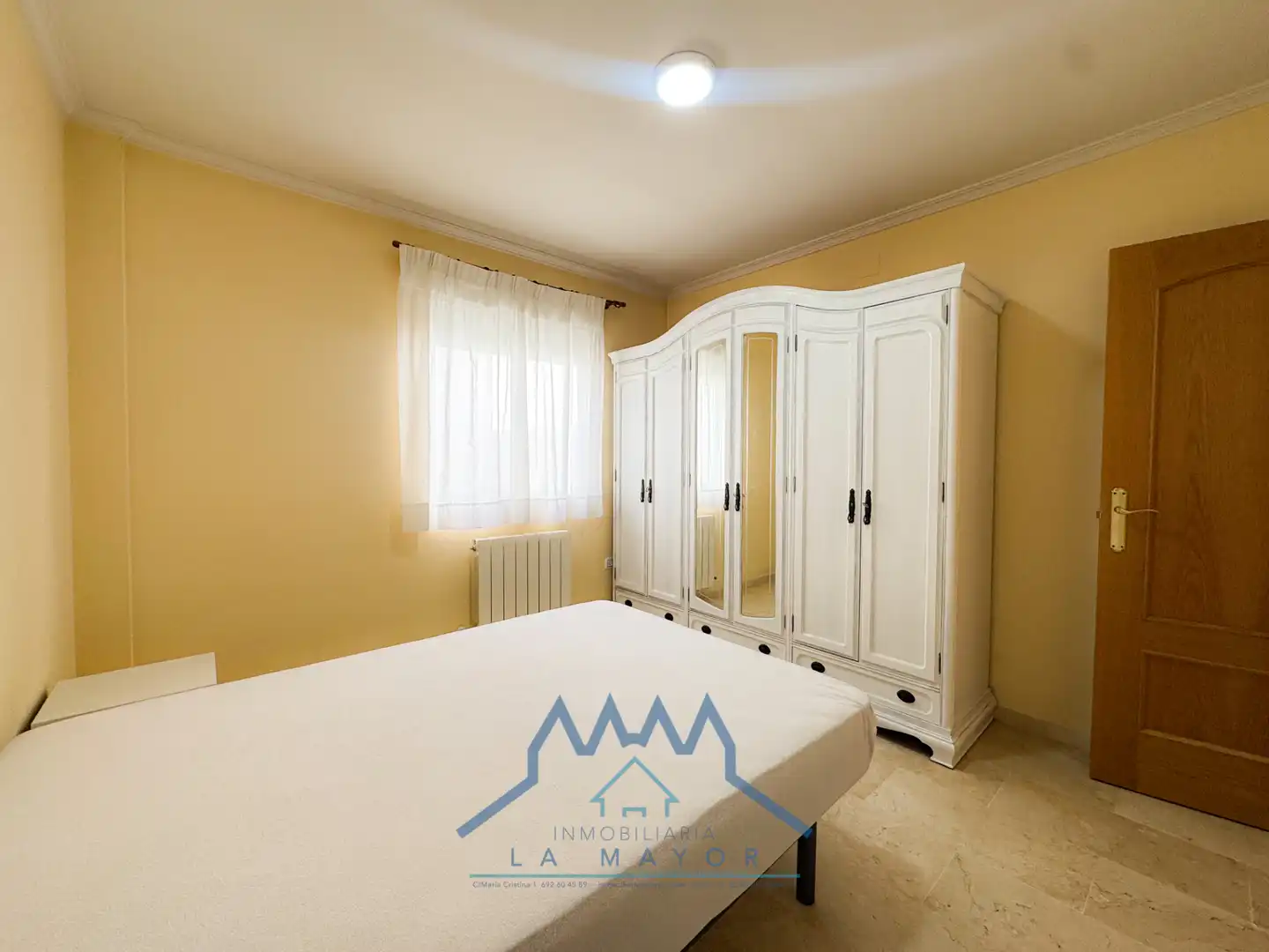 Bedroom of Flat for rent in Ciudad Real  with Air Conditioner, Terrace and Furnished