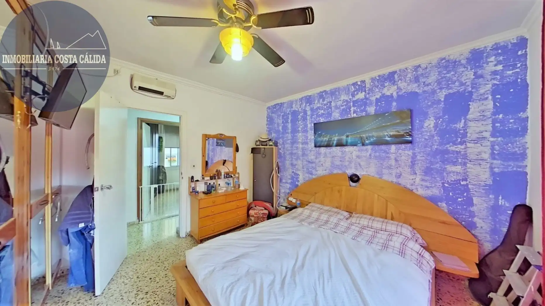 Schlafzimmer von Wohnung zum Verkauf in Águilas mit Klimaanlage, Heizung und Terrasse