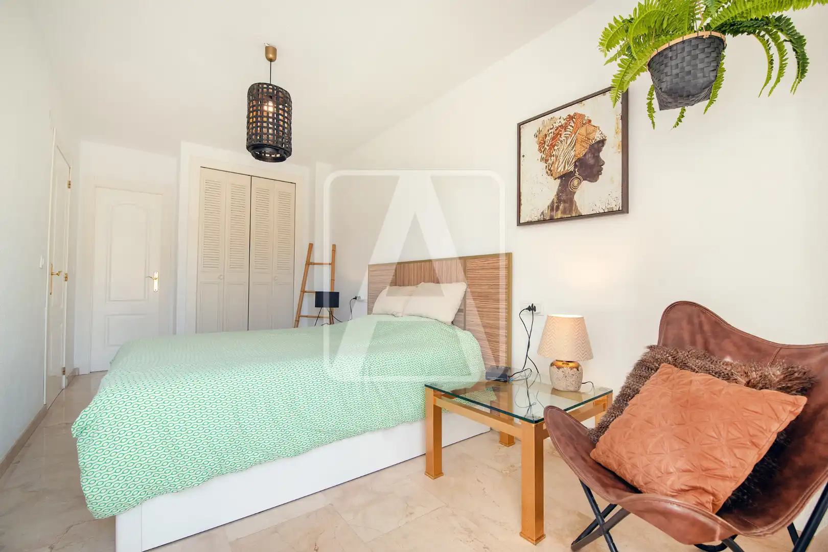 Dormitori de Apartament en venda en Calpe / Calp amb Aire condicionat, Terrassa i Traster