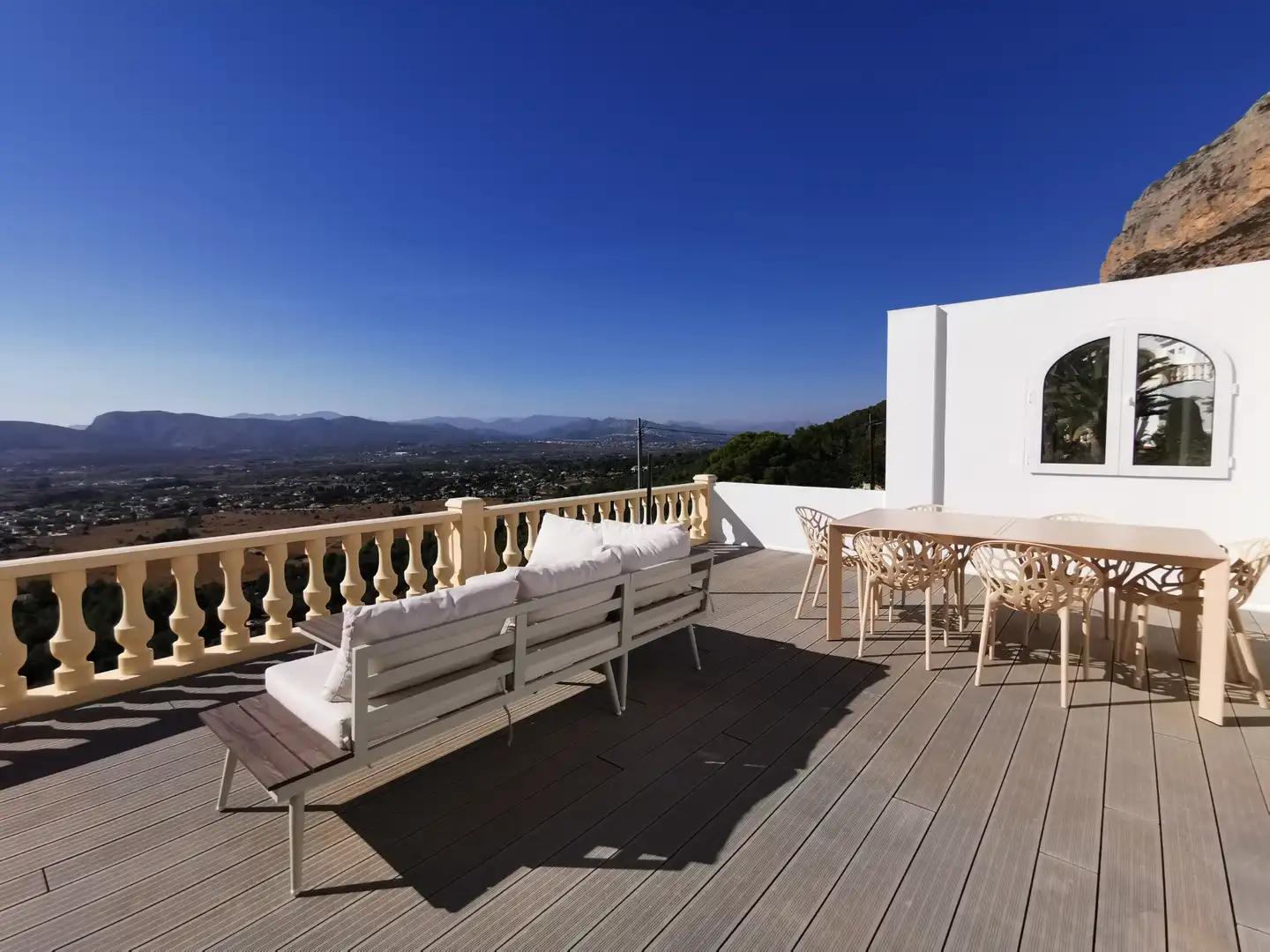 Terraza de Casa o chalet en venta en Jávea / Xàbia con Aire acondicionado, Calefacción y Jardín privado