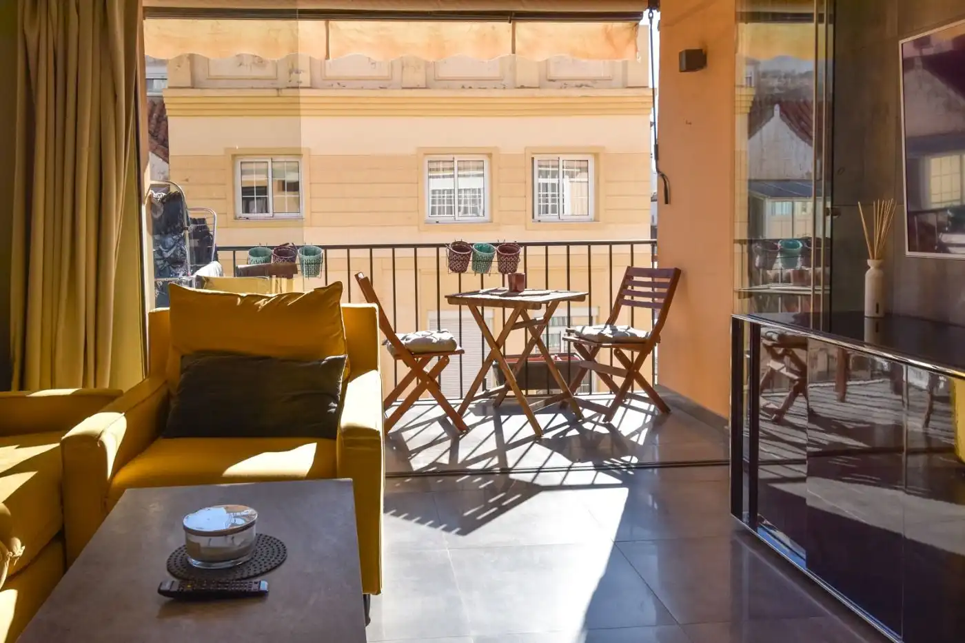 Terraza de Piso de alquiler en Fuengirola con Aire acondicionado, Calefacción y Terraza