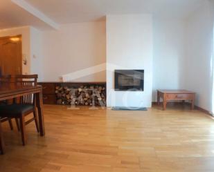 Living room of Flat to rent in Puigcerdà  with Heating, Parquet flooring and Furnished