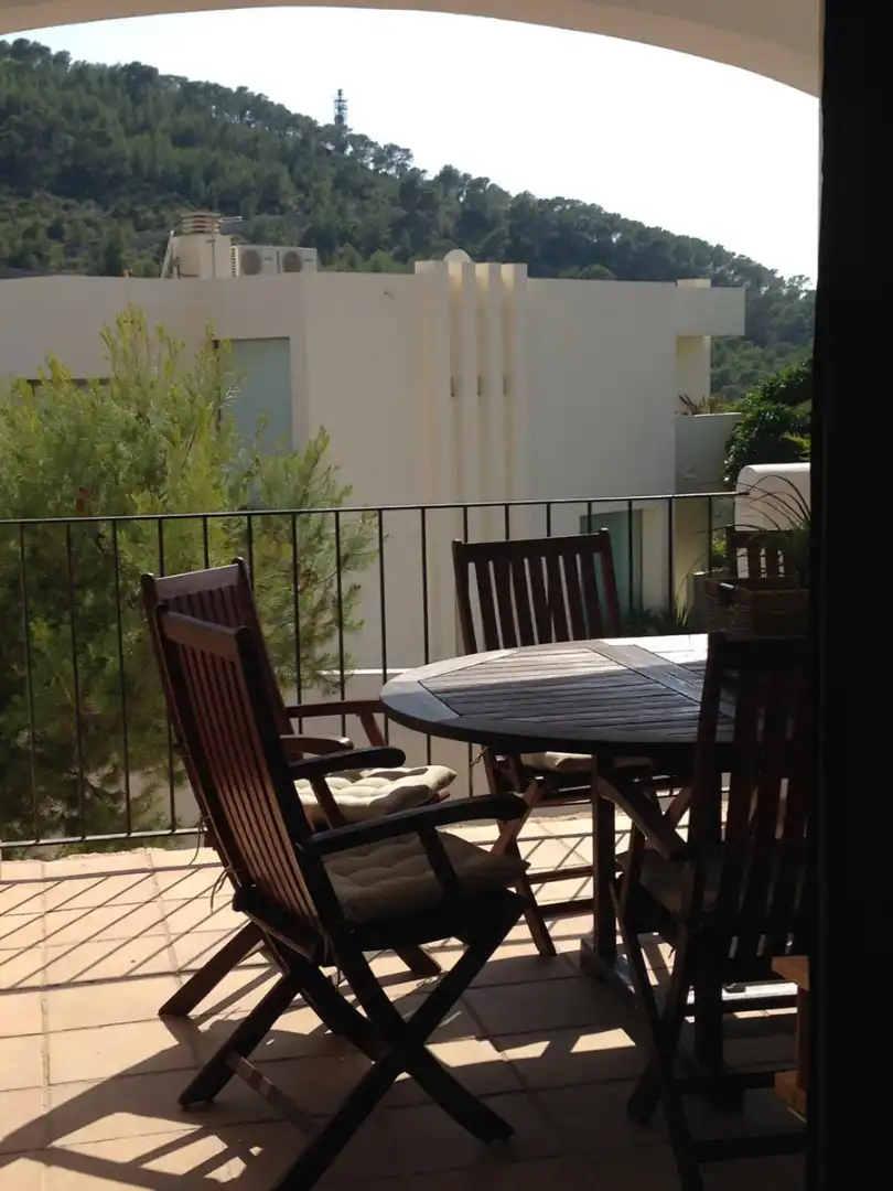 Terraza de Casa adosada de alquiler en Sant Josep de sa Talaia con Aire acondicionado, Jardín privado y Terraza
