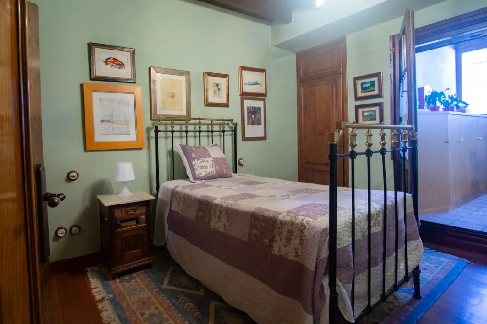 Schlafzimmer von Einfamilien-Reihenhaus zum Verkauf in Ruente mit Heizung, Terrasse und Balkon