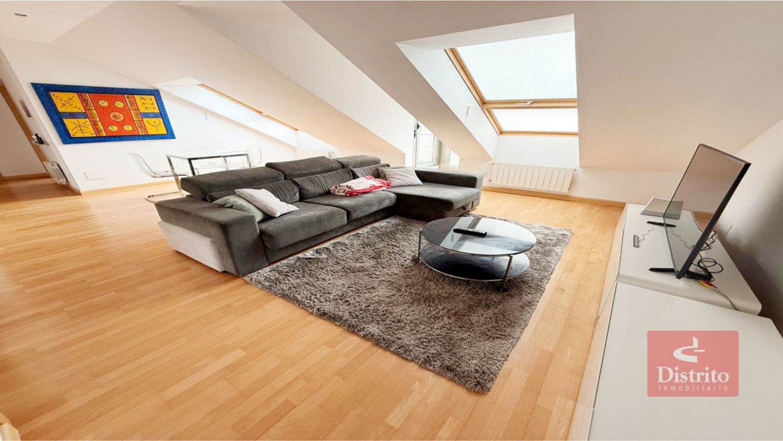 Sala de estar de Ático en venta en Santander con Calefacción y Terraza