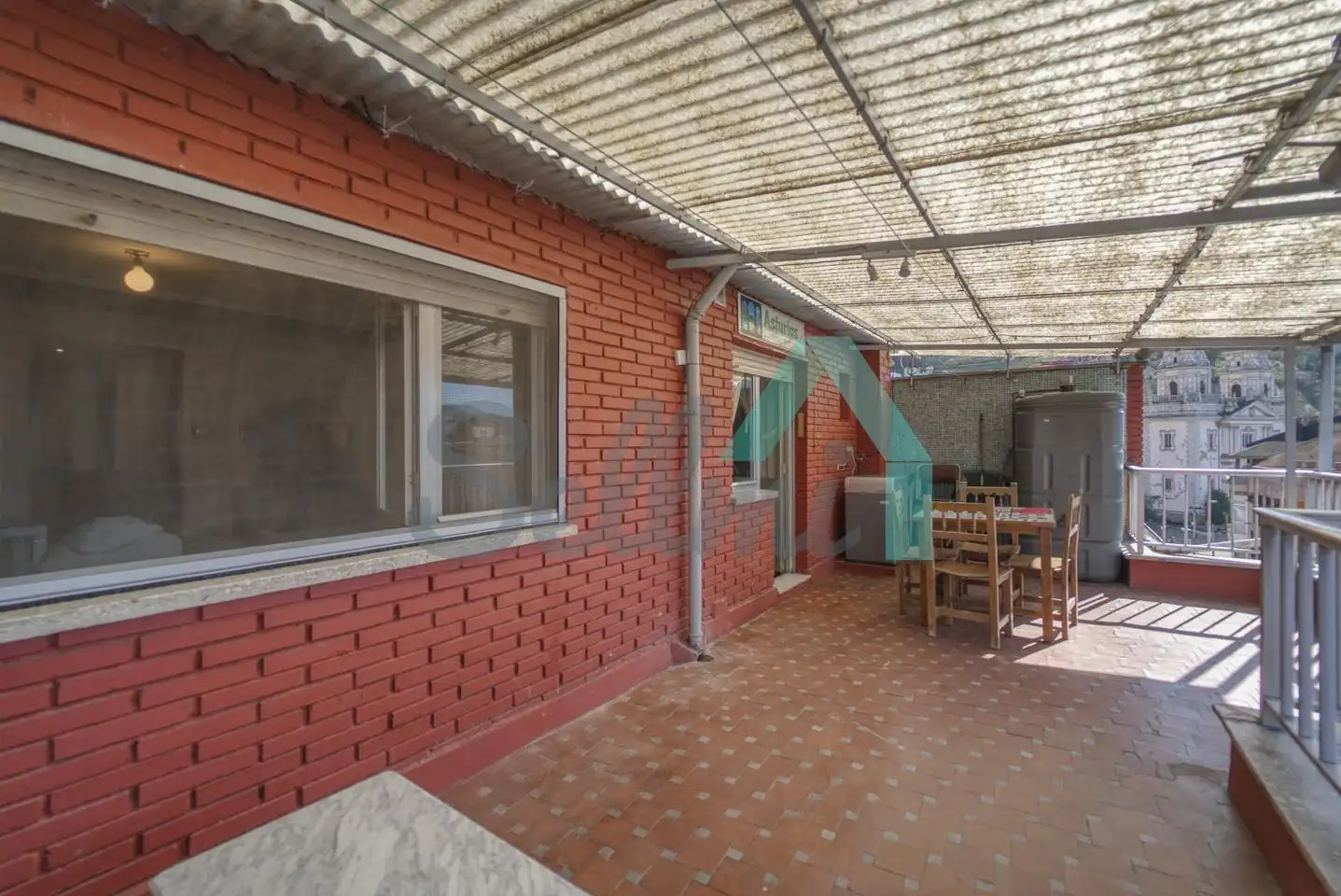Terrace of Attic for sale in Mieres (Asturias)  with Heating, Terrace and Furnished