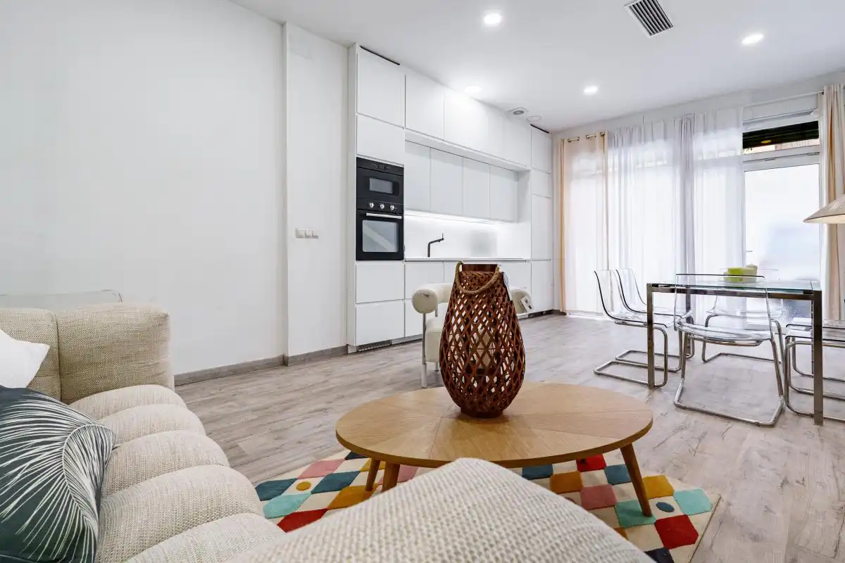 Sala d'estar de Loft en venda en Madrid amb Calefacció i Moblat