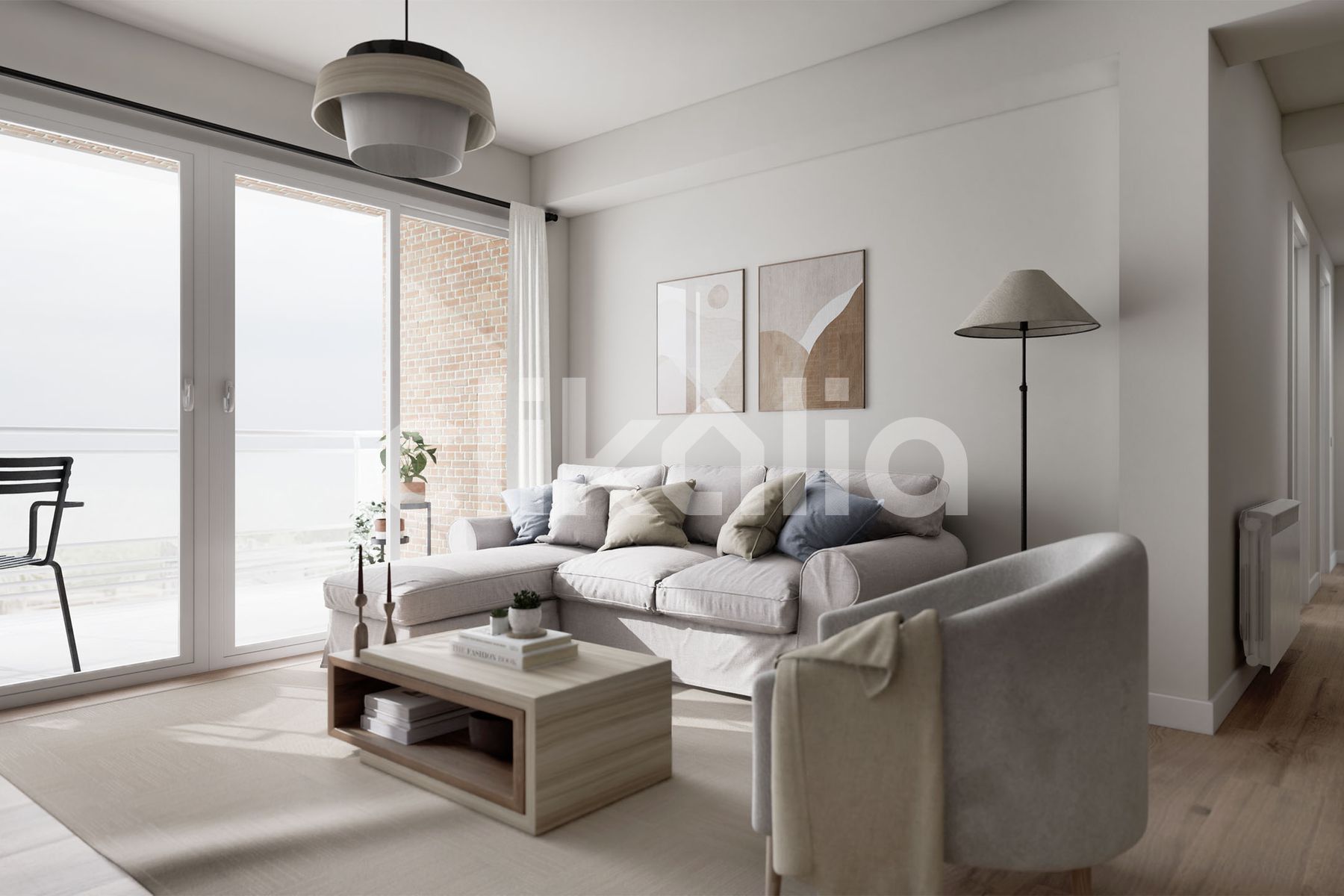 Living room of Flat for sale in  Madrid Capital  with Air Conditioner, Heating and Terrace