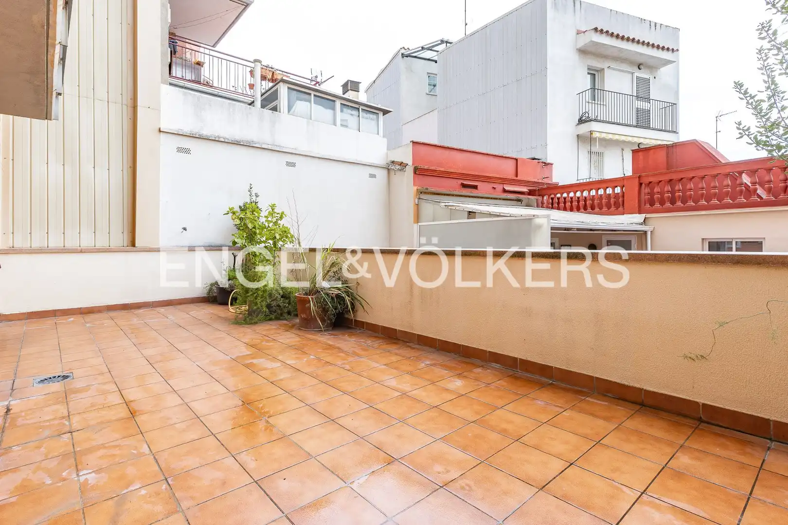 Terrace of Flat for sale in Mataró  with Air Conditioner, Heating and Parquet flooring