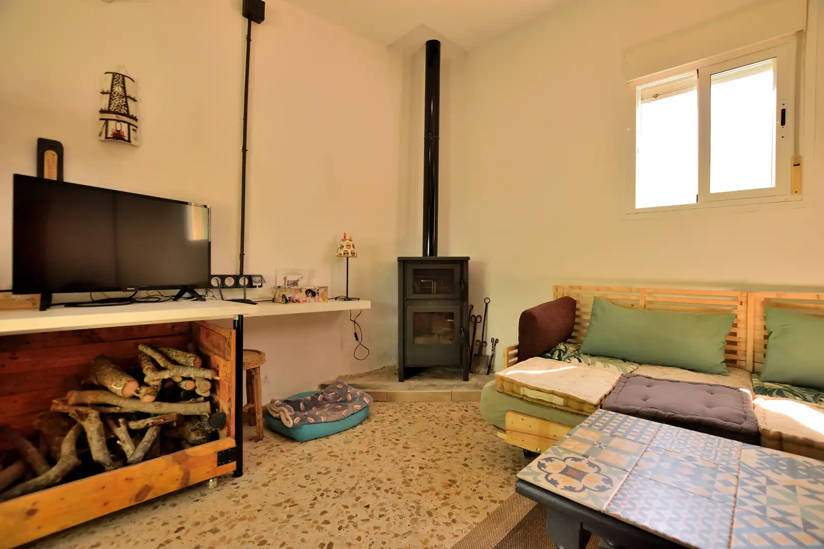 Wohnzimmer von Country house zum Verkauf in Ronda mit Klimaanlage und Terrasse
