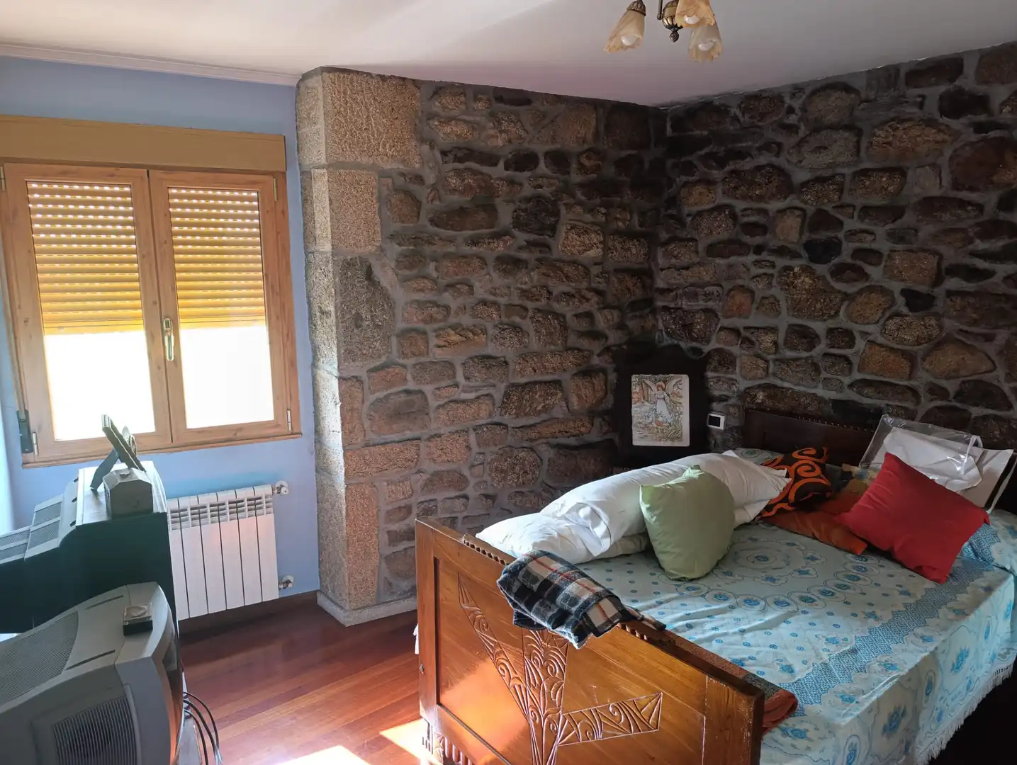 Habitación de Casa o chalet en venta en O Saviñao  con Jardín privado, Amueblado y Balcón