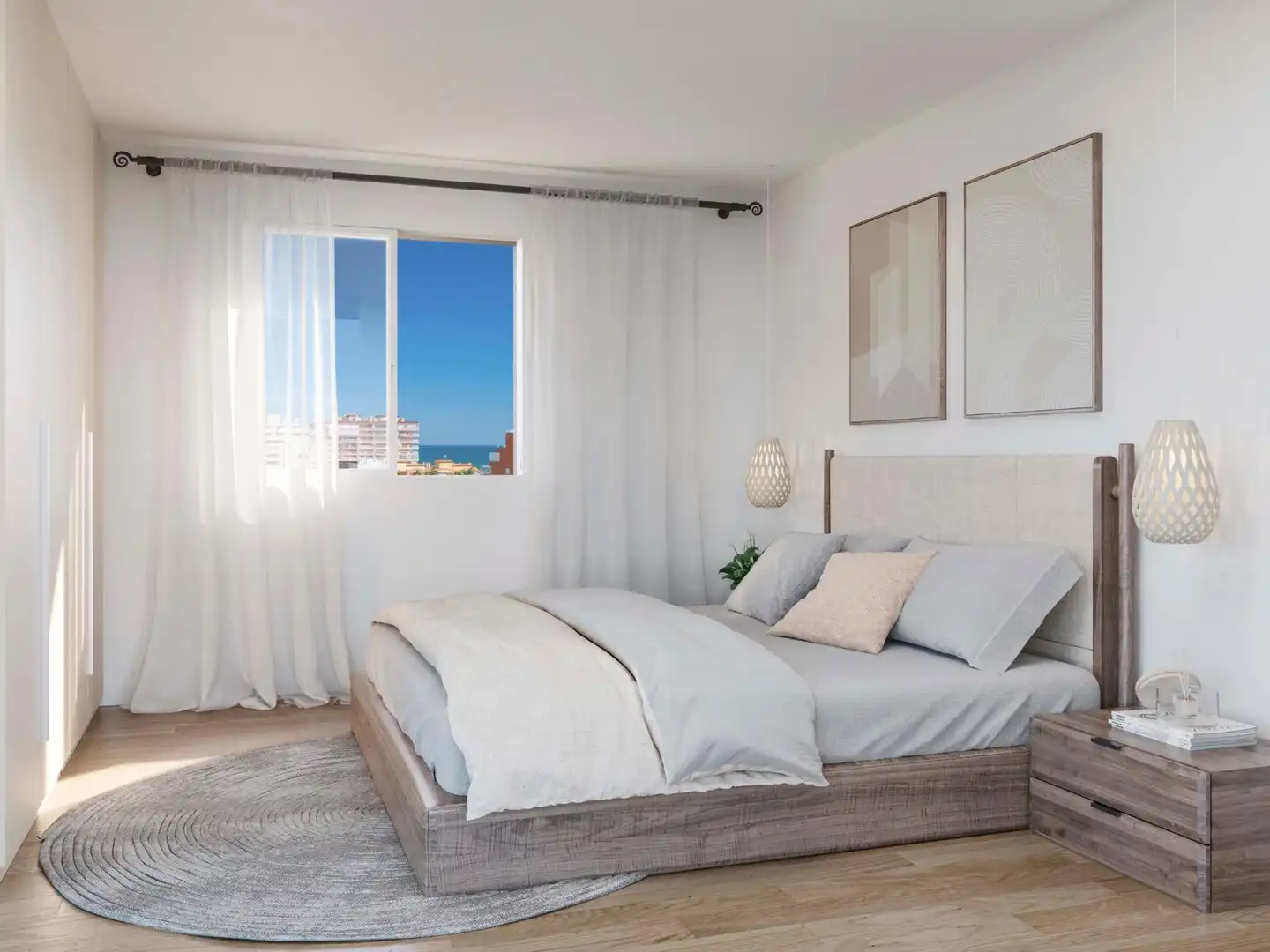 Habitación de Apartamento en venta en Tavernes de la Valldigna con Terraza, Balcón y Piscina comunitaria