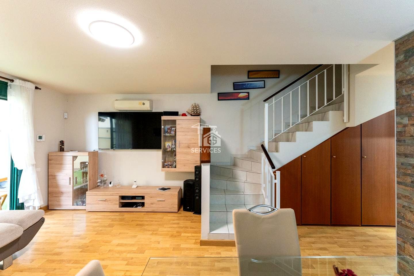 Sala de estar de Casa adosada en venta en San Miguel de Abona con Jardín privado, Terraza y Trastero
