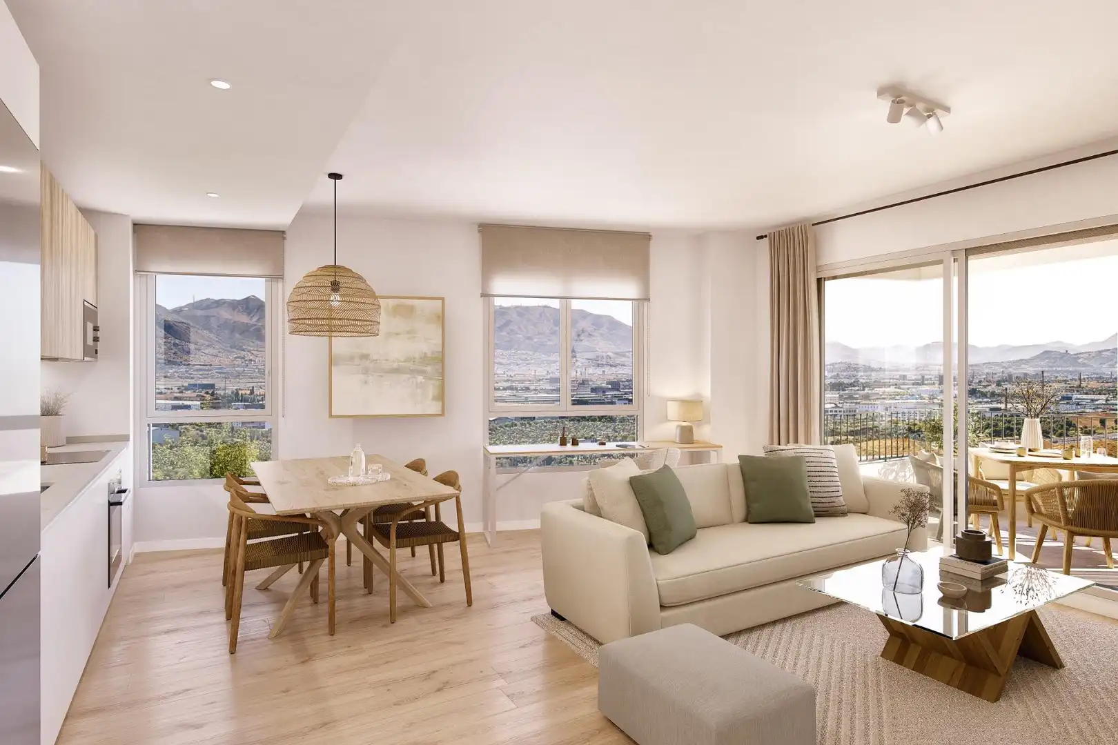 Sala d'estar de Apartament en venda en Málaga amb Aire condicionat, Terrassa i Traster
