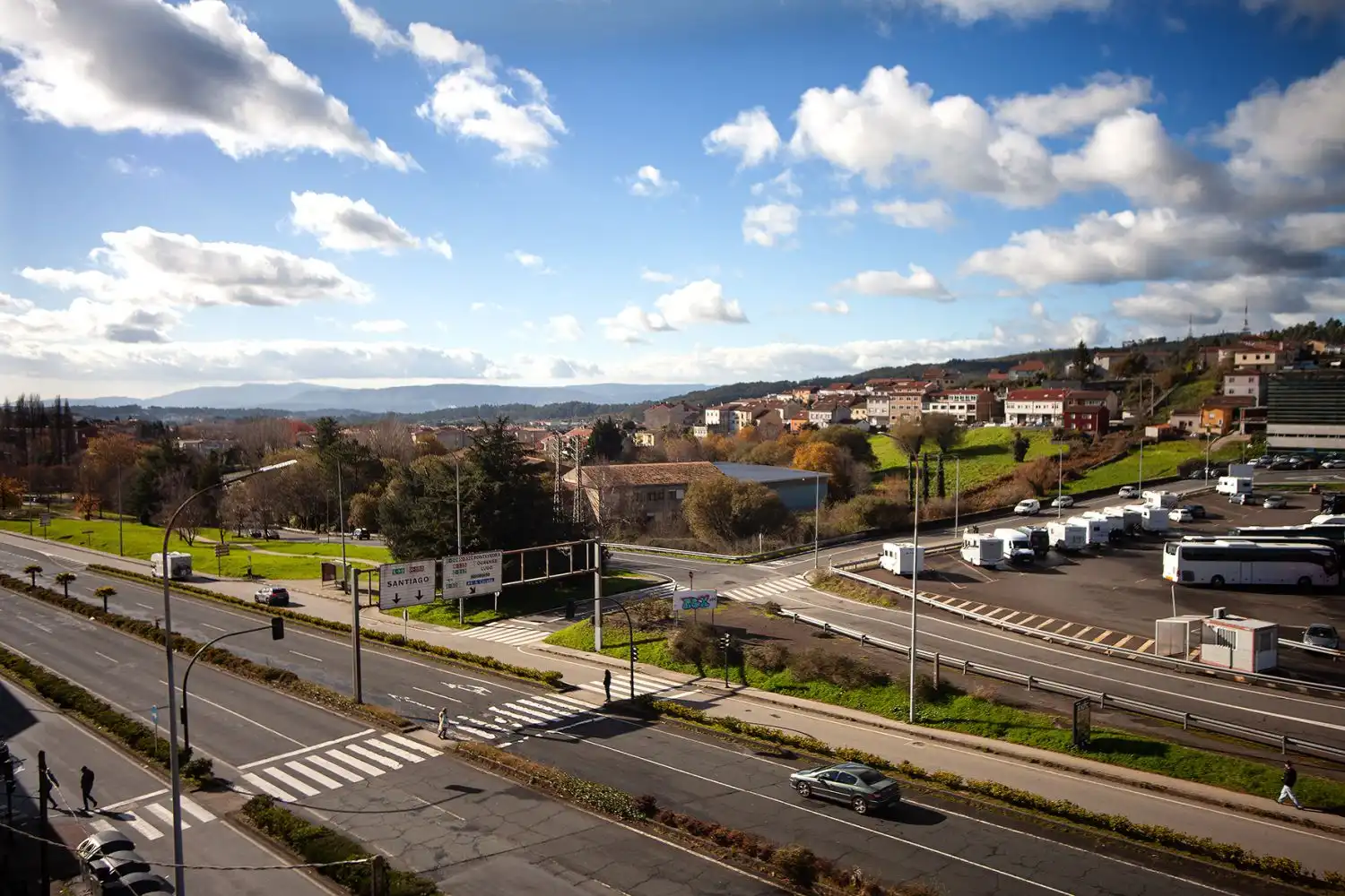 Vista exterior de Apartamento en venta en Santiago de Compostela  con Calefacción y Trastero