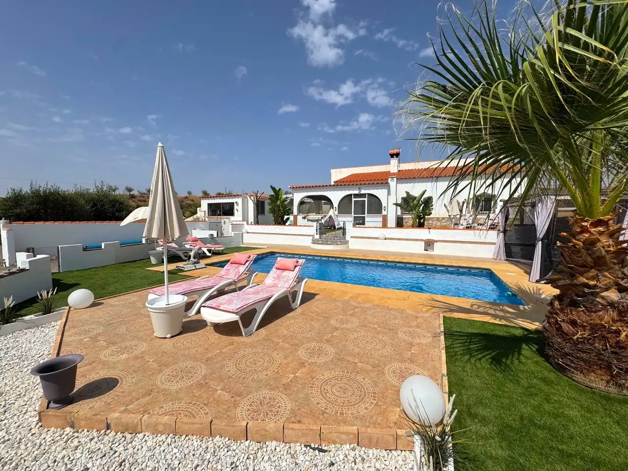 Piscina de Casa o xalet en venda en Huércal-Overa amb Aire condicionat, Terrassa i Piscina