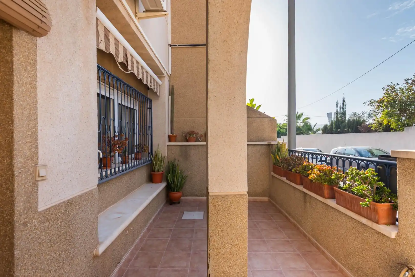 Terrasse von Einfamilien-Reihenhaus zum Verkauf in Murcia mit Klimaanlage