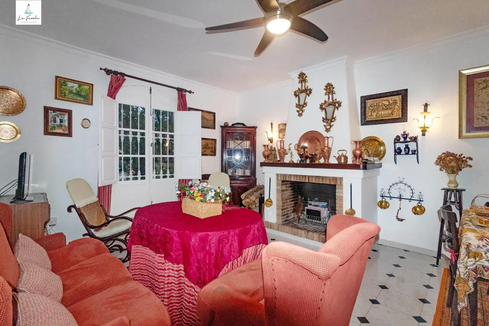 Living room of Houses for sale in Archidona  with Private garden, Terrace and Balcony