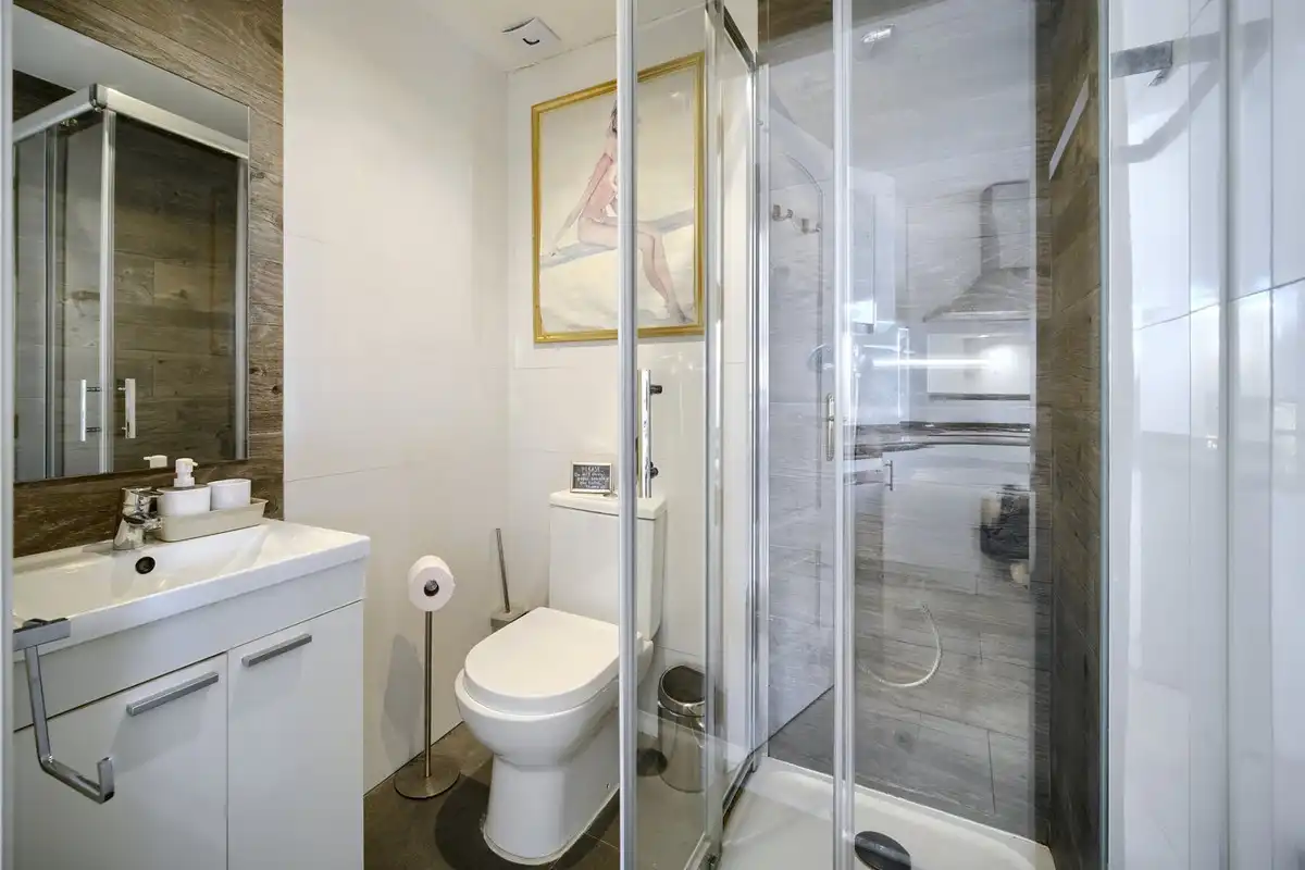 Bathroom of Houses for sale in Mijas  with Air Conditioner, Heating and Private garden