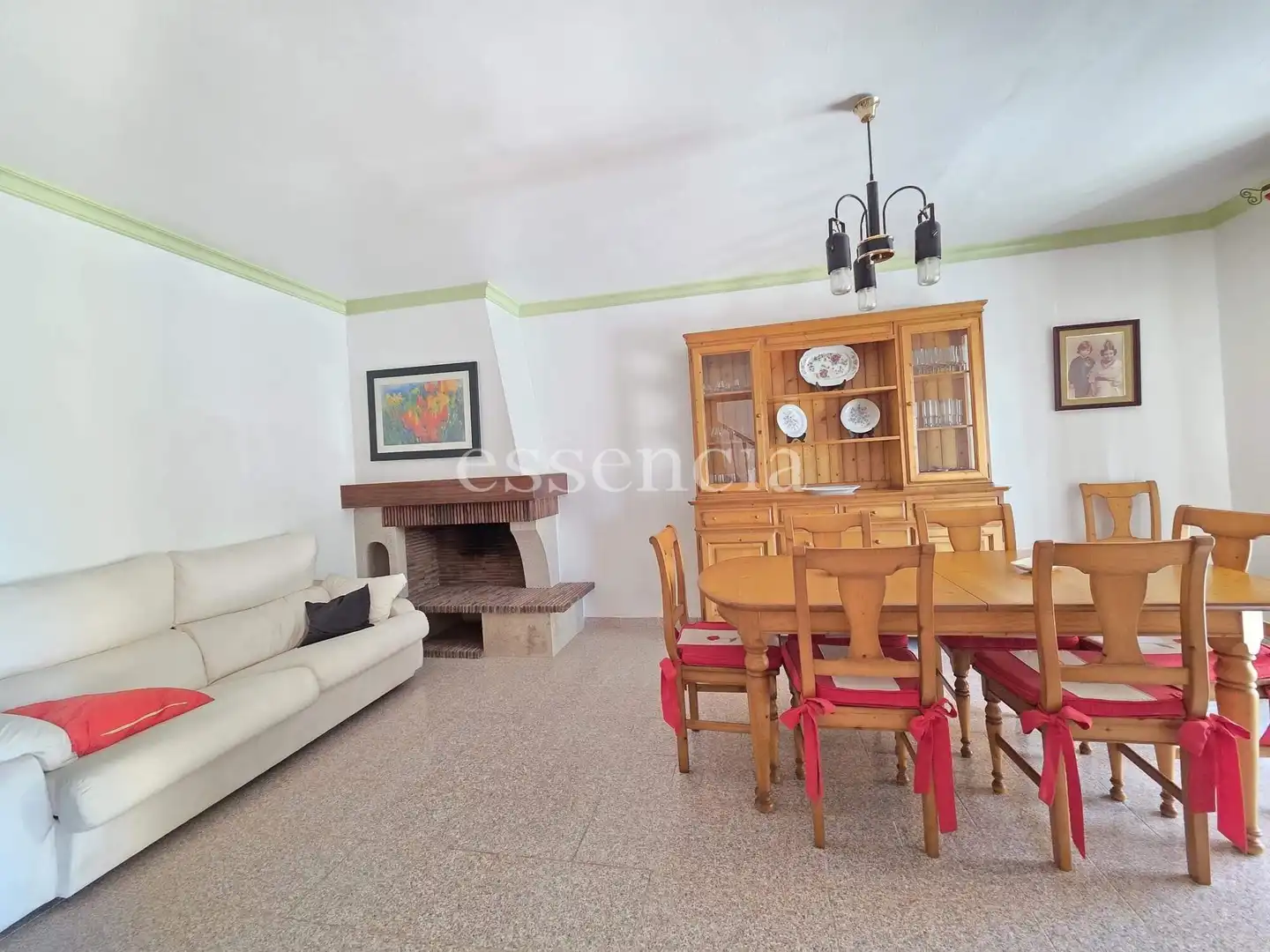 Sala de estar de Casa adosada en venta en Piles con Aire acondicionado, Jardín privado y Terraza