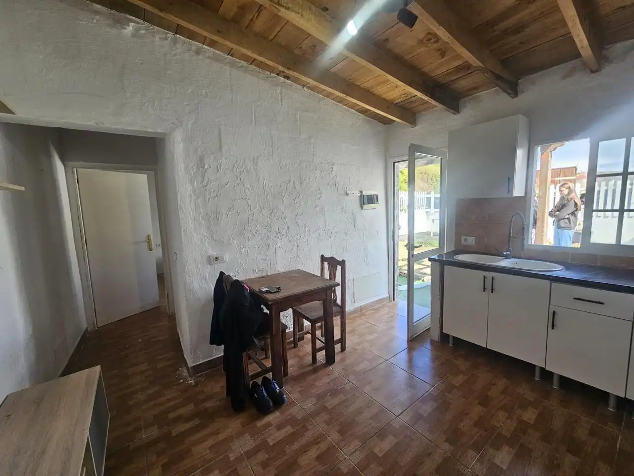 Cocina de Finca rústica de alquiler en El Sauzal con Terraza