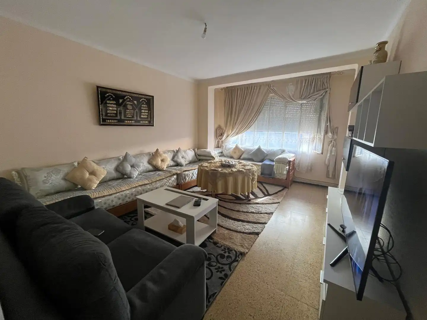 Sala de estar de Piso en venta en Barbastro, Huesca